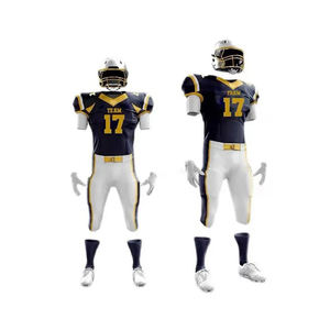 Wholesale <b>Best</b> Quality American <b>Football</b> Uniforms Customized Designs Printing on XL Sets Sublimation High Quality - Product Image 4