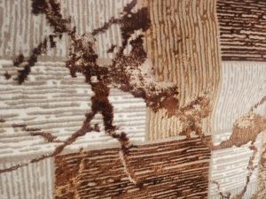 Ensemble de tapis rectangulaires modernes Adiva en jacquard tissé, fabriqués à la machine, à poils longs, résistants aux taches, en polypropylène, jute et polyester pour la maison - Product Image 6