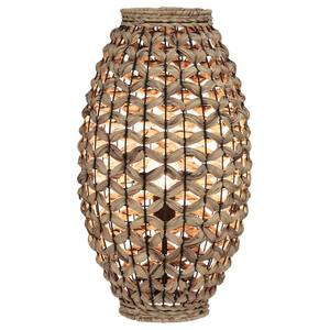 โคมไฟตั้งโต๊ะรักษ์โลก ทำจากใยผักตบชวา  งานแฮนด์เมด  จำหน่ายแล้ววันนี้ - Product Image 3