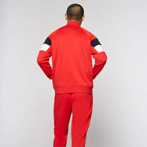 Custom Red Black <b>White</b> Track <b>Jacket</b> <b>Men</b> Full Zip Sportswear Streetwear Top - Product Image 4