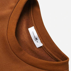 Service OEM Meilleure vente Sweat-shirt pour homme Automne Haute qualité Mélange de coton Polaire Teint uni Personnalisable Manches longues Vente en gros - Product Image 3