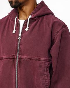 Customized Logo Heavy Weigh Cotton Denim Quality Embroidery New Fashion Style Canvas <b>Worker</b> <b>Jacket</b> for Man - Product Image 3