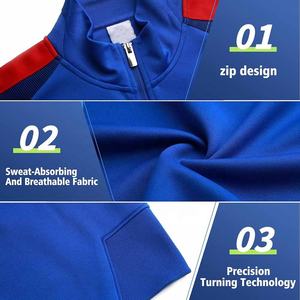 Hot Selling Sports Team Tracksuits Track <b>Jackets</b> and Pant Personalized Soccer Tracksuit with Team Name Number for <b>Men</b> Women Boy - Product Image 3