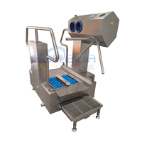 Sécurité alimentaire en acier inoxydable hygiène tourniquet barrière main désinfection et contrôle d'accès