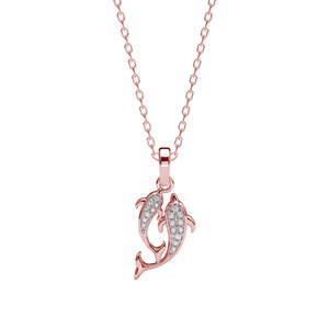 Chaîne avec pendentif croix chrétienne plaqué rhodium pour offrir en cadeau - Product Image 1
