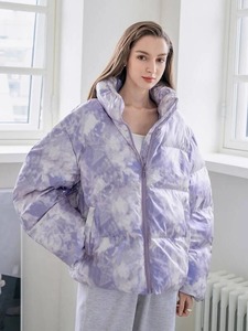 เสื้อแจ็คเก็ตพัฟเฟอร์หนานุ่มสำหรับผู้หญิงรุ่นใหม่ล่าสุด คอปกแบบมีฮู้ด ซิปยาว แขนยาว ลายเรียบ สีพื้น ระบายอากาศได้ดี อุ่นสบาย - Product Image 3