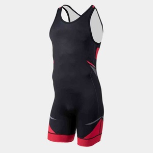 Uniforme de lutte de compression en spandex polyester élastique au toucher doux, uniforme d'équipe de gymnastique flexible avec service OEM - Product Image 5