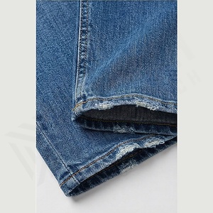 Pantalones de Mezclilla Rotos de Talla Grande Estilo Hip Hop, Pantalones Desgastados para Hombre, Diseño Personalizado, Color Personalizado, Venta al Por Mayor de Fábrica - Product Image 6