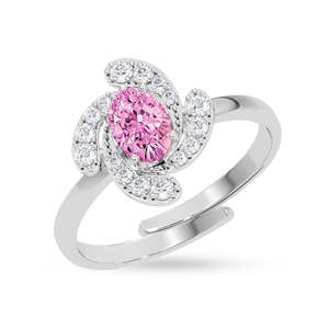 Anillos de Plata de Ley 925 de Primera Calidad para Mujer, Chapados en Rodio con Diamantes de Corte Princesa Ovalados, Joyería Fina, Tipo Anillo para Hombre - Product Image 1
