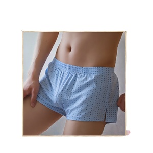 กางเกงบ็อกเซอร์เอวกลางแฟชั่นสำหรับผู้ชาย ลายพิมพ์ทันสมัย ผ้าฝ้าย กางเกงขาสั้นลำลองทรงหลวม ผ้าถัก พิมพ์ลายดิจิทัล เอวยางยืด - Product Image 2