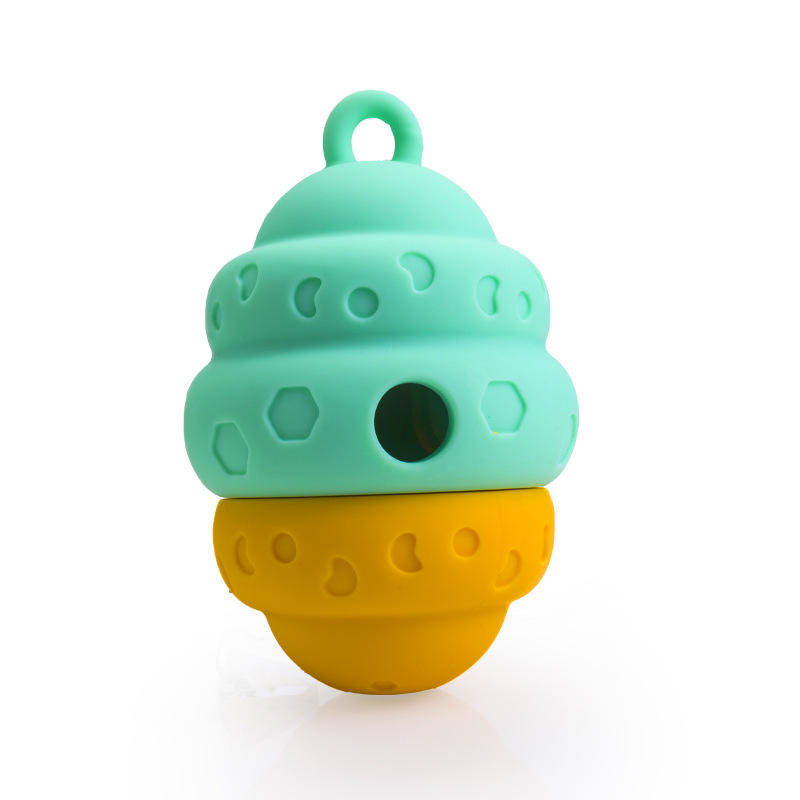 Green + Yellow Silicone Food Leaker