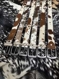 Ceinture à cheveux personnalisée pour femmes ceinture en cuir de vache à boucle ardillon en alliage de luxe ceintures en cuir véritable confortables et décontractées du Pakistan - Product Image 5