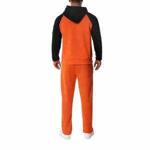 Ensemble de survêtement d'hiver en molleton imprimé uni, pantalon de survêtement régulier, pantalon évasé, survêtement de jogging, molleton sportif pour homme - Product Image 4