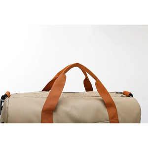 Sac de sport de grande capacité avec poche séparée sèche et humide Sac de sport à logo personnalisé avec fermeture à glissière Style tendance - Product Image 6