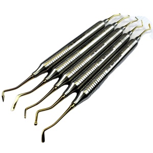 Ensemble d'outils composites 2 mm 2,5 mm 3 mm Instruments chirurgicaux dentaires Instrument chirurgical dentaire Instruments de remplissage en plastique plat dentaires - Product Image 1