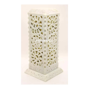 El mejor soporte de torre de palo de incienso de diseño de talla de flor atractiva de Esteatita natural hecha a mano al mejor precio asequible para compradores - Product Image 1