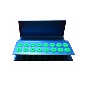Autoclavable Dental Bur Holder Organizer 16-Hole Bur <b>Sterilization</b> Box with Silicone Ring - Product Image 5