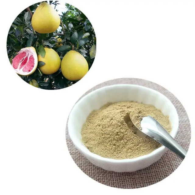 Citrus paradisi pomelo dried powder factory supply water soluble 100% pure grapefruit skin powder