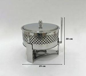 Casserole en acier inoxydable moderne de haute qualité, finition polie, taille et couleur personnalisables pour l'utilisation dans les hôtels, les restaurants, les mariages - Product Image 3