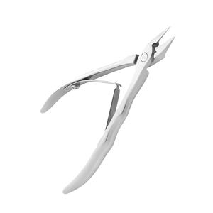 Pinzas para uñas de manicura de alta calidad de 14 mm con mango ruso Acabado de arena Pinzas para cutículas para dedos para bebés - Product Image 2