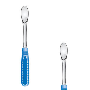 Lève-femelle pour luxation fémorale, 285 mm, cuillère élévatrice 25 mm, manuel, acier inoxydable, poignée en acétal bleu Suregrip, fabriqué au Pakistan - Product Image 1