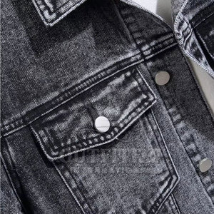 2025 Solid Color Casual Wear <b>Men</b> Jeans Winter <b>Jacket</b> Streetwear New Fashion Comfortable <b>Men</b> Jeans <b>Jacket</b> - Product Image 6