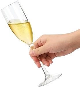 Cristal acrylique direct d'usine de 150ml pour verre à champagne Logo personnalisé et sans plomb pour les événements et les bars de verrerie personnalisables - Product Image 1