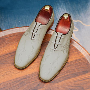 Zapatos Brogue de Gamuza Suave con Bordes Perforados y Suela Ligera, Zapatos Casuales para Hombre, Zapatos de Moda - Product Image 3