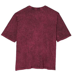 2025 nuevo diseño personalizado Logo hombres ácido lavado camisetas al por mayor cómodos hombres ácido lavado camisetas - Product Image 2