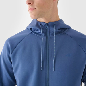 Logo personnalisé Sweat-shirt d'entraînement à capuche avec fermeture éclair pour hommes Survêtement de haute qualité Ensemble de jogging à séchage rapide - Product Image 5