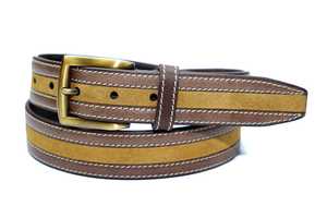 Ceinture à boucle ardillon en alliage d'affaires décontractées Ceinture à boucle ardillon en cuir de vachette pour homme Ceinture habillée au design classique - Product Image 3