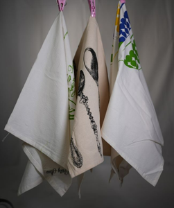 100% Organic Cotton Tea <b>Towel</b> Eco-Friendly Recyclable Hypoallergenic Disposable Quick-Dry Floral Printed <b>Kitchen</b> <b>Towel</b> <b>Hand</b> Wash - Product Image 6