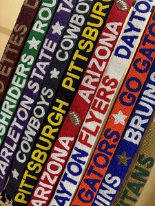 Beautiful Seed Beaded <b>Strap</b> <b>Handbag</b> Purse Bag <b>Strap</b> Custom Size Trendy Cute Style Featuring Detachable Chain Acrylic Cotton - Product Image 5