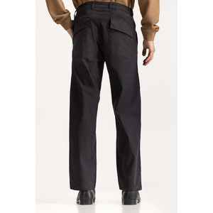 Pantalones Deportivos MN-TRC-WS24-011 100% Algodón Canvas Corte Recto Logotipo Personalizable Decoración con Cremallera Lavado a Color Talla XL - Product Image 3