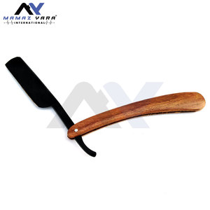 Navaja de Afeitar Recta para Dar Forma a la Barba, Líneas Nítidas, Bordes Limpios, Afeitado Suave, Navajas Plegables para el Cuidado Facial Masculino y Estilizado del Vello Facial - Product Image 5