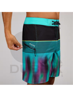 Short de surf homme 100% polyester motif personnalisé couleur logo nom 3D Art