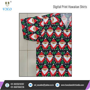 Chemises hawaïennes à manches mi-longues pour homme, en Polyester, imprimé, personnalisé, surdimensionné, pour l'été, OEM, vente en gros - Product Image 6