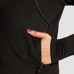เสื้อแจ็คเก็ตฟิตเนส Aero Fit Slim สีดำ - Product Image 6