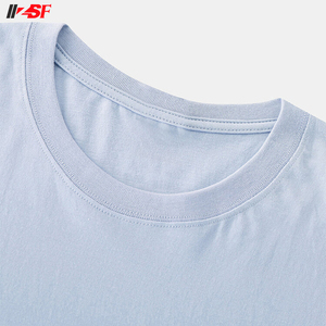 2023 verano hombres Color sólido Casual transpirable secado rápido manga corta Camiseta logotipo personalizado al por mayor - Product Image 3