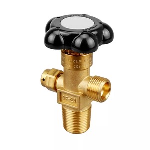 วาล์วถัง CO2 ขนาด W21.8 ทำจากทองเหลือง สำหรับระบบจ่ายเบียร์ พร้อมวาล์วปิดแบบแมนนวล - Product Image 2