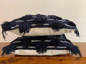 Worldwide Hot Sell Bohemian Home Decor Cotton Black White Cushion Cover Handwoven Indoor-Outdoor Geometric Throw Pillow Covers - Product Image 2