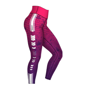 Pantalones de Yoga de gimnasio de cintura alta personalizados 2025 para mujer, nuevas mallas estampadas informales de verano, mallas de entrenamiento por sublimación - Product Image 2