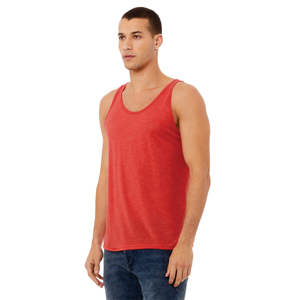 Ensemble de vente au détail 100% Airlume en coton peigné et essoré à anneau 32 simple 4.2 oz rouge maillot unisexe - Product Image 2