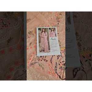 Hand Drawn <b>Chikankari</b> Cotton Luxury Salwar Kameez-Pakistani Dress-WLUX-10-A TC-1488 - Product Image 2