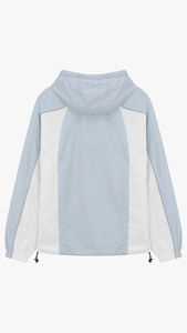 Conjunto de Sudadera con Capucha y Pantalones Cortos Cortavientos de Nailon Arrugado Sólido de Invierno Personalizado con Logotipo Personalizado, Chándal Deportivo para Hombre - Product Image 5