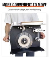 Machine d'étiquetage semi-automatique anti-effraction pour les coins des boîtes et l'application d'autocollants de sécurité