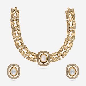 Kundan Necklace 189240 Elegant <b>Wedding</b> <b>Accessory</b> - Product Image 1