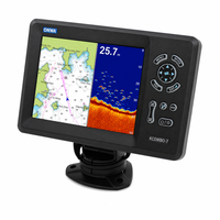 Traceur de cartes GPS et sondeur de poissons pour bateau de pêche commercial 7 pouces, système de navigation marine 12V 24V DC