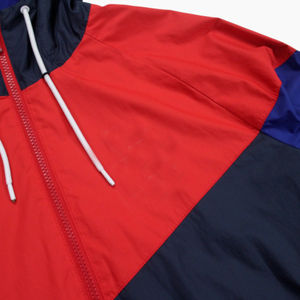 Chaqueta Cortavientos Azul para Hombre, con Cremallera Completa, Transpirable, de Lona y Nailon, Ropa Deportiva de Secado Rápido, Forro de Malla, Impermeable, con Capucha, para Exteriores - Product Image 4