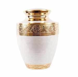 Urna Funeraria con Forma de Corazón y Alas de Ángel Azules con Detalles Plateados para Cenizas de Adultos - Product Image 6